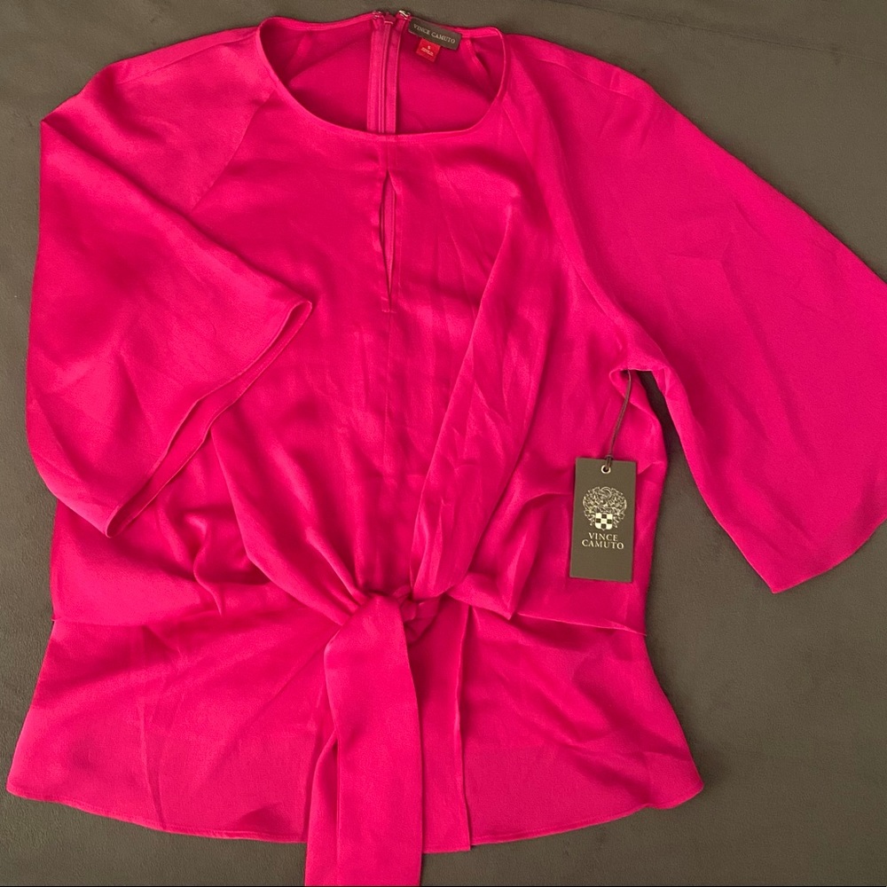Vince Camuto • Hot pink blouse